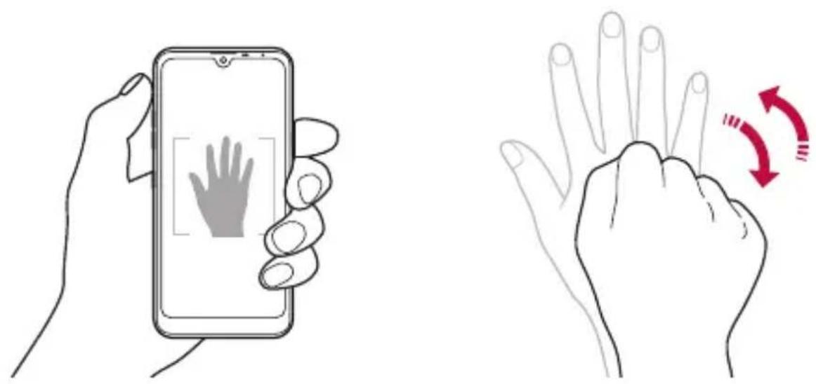 LG LMX430EMW - Gesture shot - 1