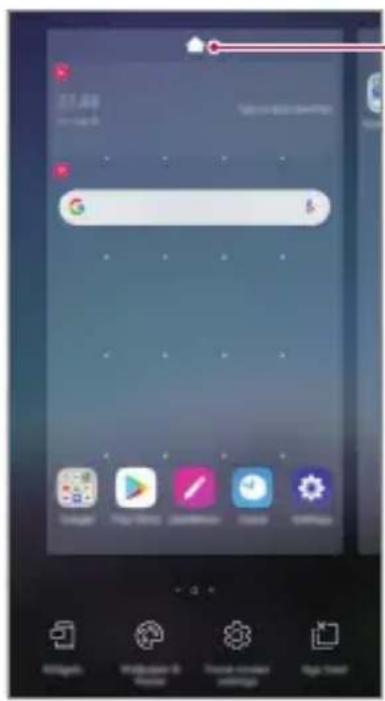 LG LMX430EMW - Editing the Home screen - 1