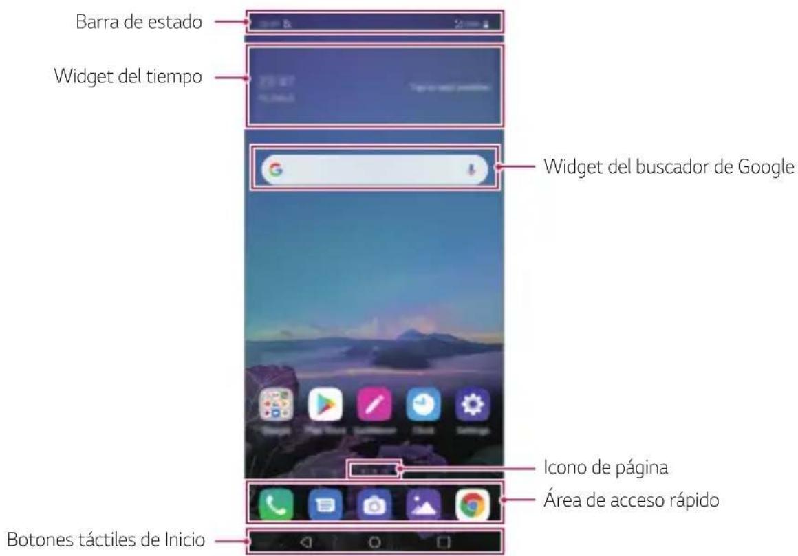 LG LMX430EMW - Diseño de la pantalla de inicio - 1