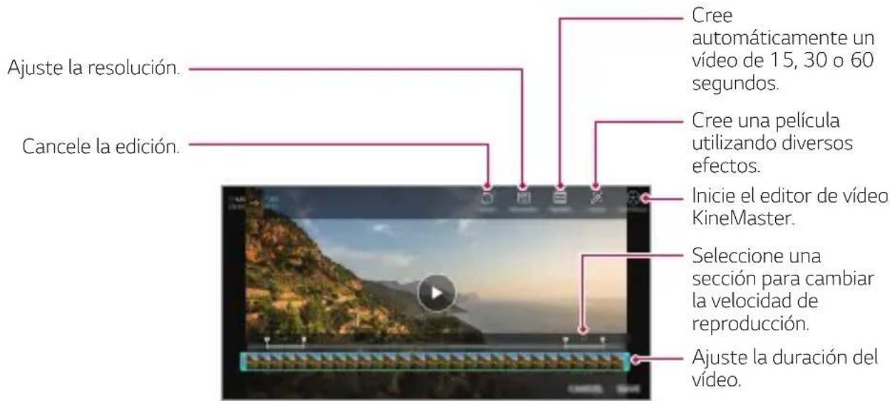 LG LMX430EMW - Edición de vídeos - 2