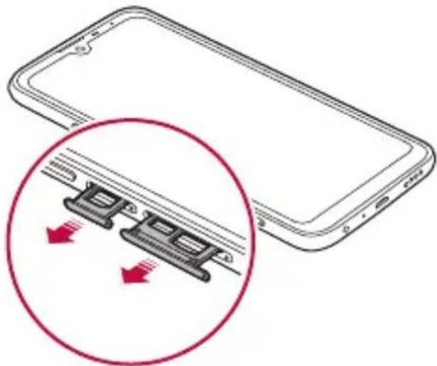 LG LMX430EMW - Installing the SIM card - 3