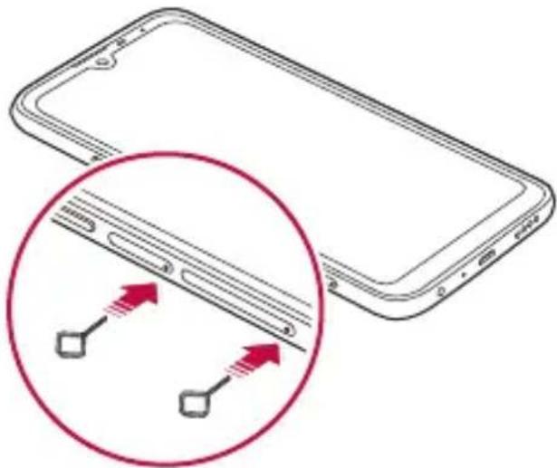 LG LMX430EMW - Instalarea cartelei SIM - 2