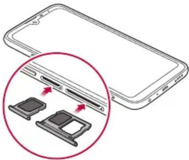 LG LMX430EMW - Installation de la carte SIM - 4