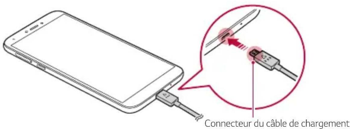 LG LMX120EMW - Chargement de la batterie - 1