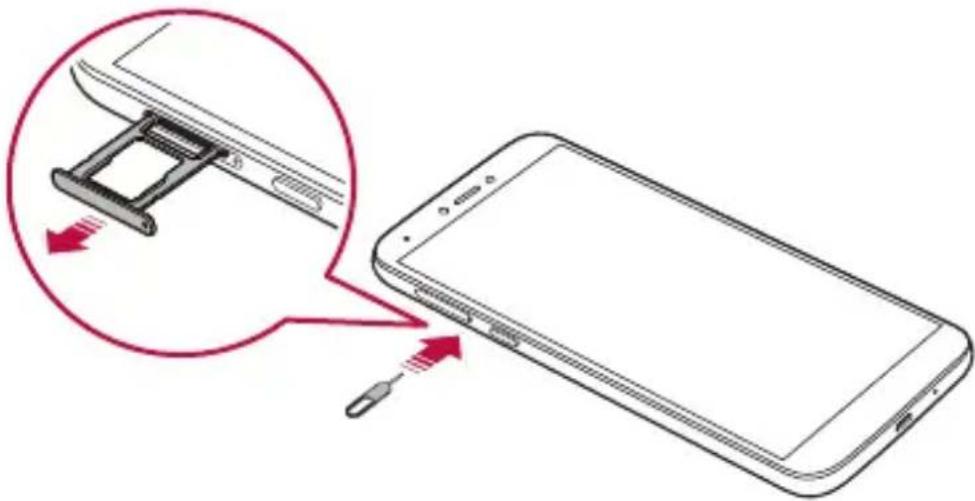 LG LMX120EMW - SIM-Karte und Speicherkarte einlegen - 2