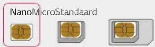 LG LMX120EMW - De SIM-kaart en geheugenkaart installeren - 5