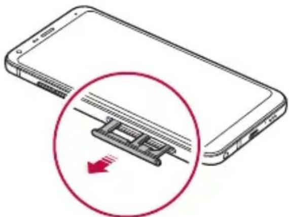 LG LMQ610EM - SIM-Karte einlegen - 4