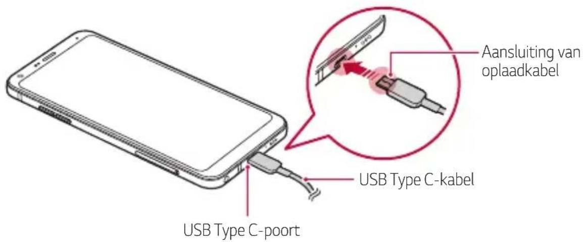 LG LMQ610EM - Batterij opladen - 1