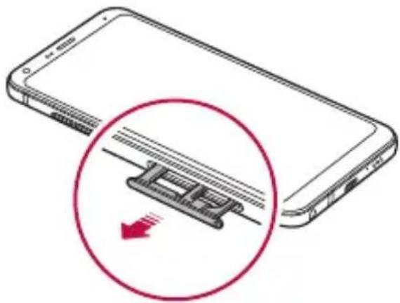 LG LMQ610EM - Installing the SIM card - 4