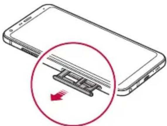 LG LMQ610EM - Installazione della scheda SIM - 4
