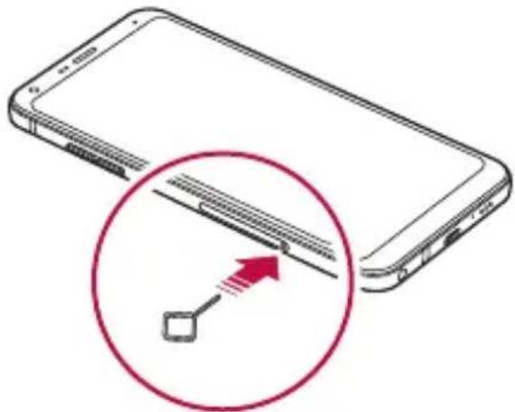 LG LMQ610EM - Installing the SIM card - 3