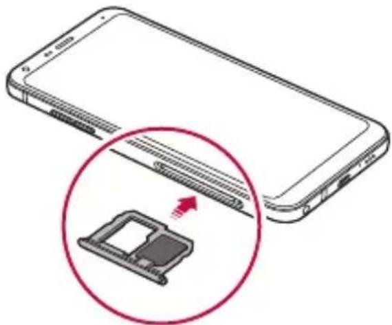 LG LMQ610EM - SIM-Karte einlegen - 6