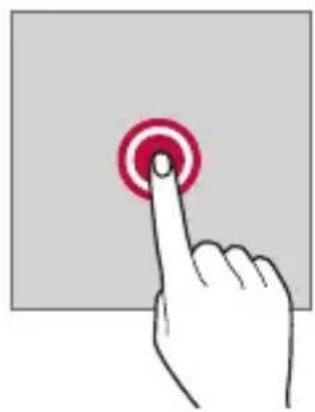 LG LMQ610EM - Touching and holding - 1