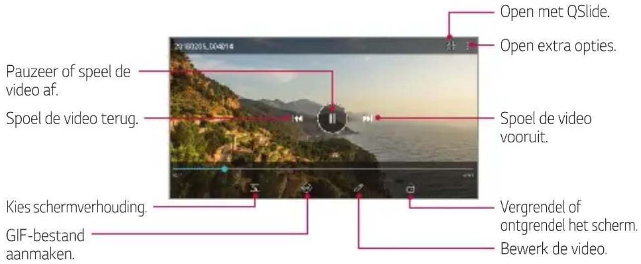 LG LMQ610EM - Een video afspelen - 1
