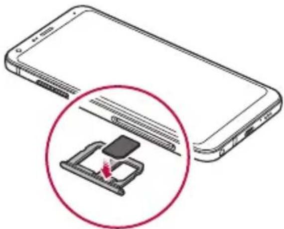 LG LMQ610EM - SIM-Karte einlegen - 5