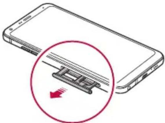 LG LMQ610EM - De simkaart installeren - 4