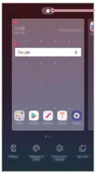 LG LMQ610EM - Modifica della schermata Home - 1