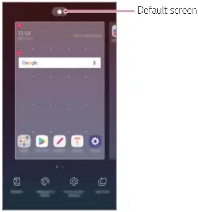 LG LMQ610EM - Editing the Home screen - 1