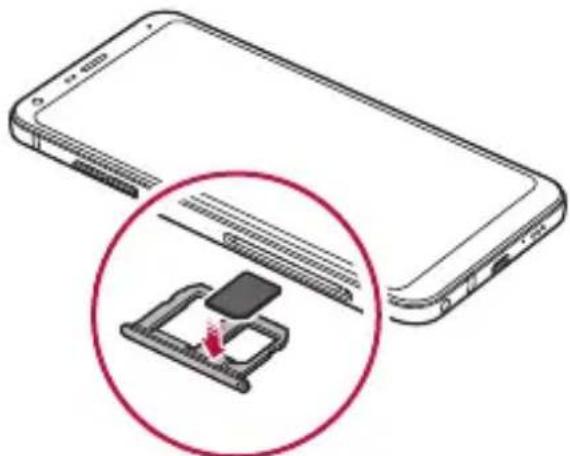 LG LMQ610EM - Installazione della scheda SIM - 5