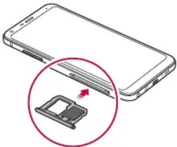 LG LMQ610EM - Installazione della scheda SIM - 6