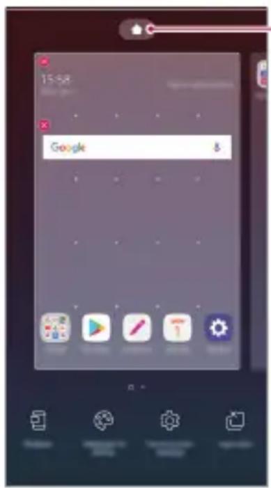 LG LMQ610EM - Homescreen bearbeiten - 1