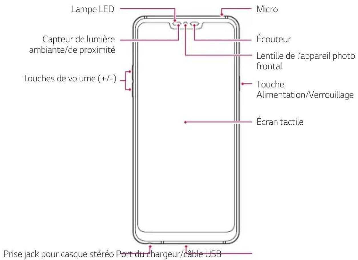 LG LMQ850EMW - Présentation des pièces - 1
