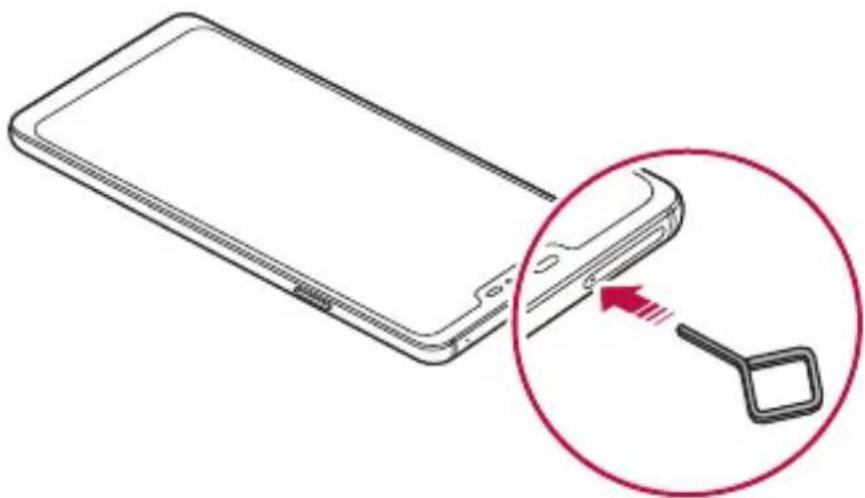 LG LMQ850EMW - Installazione della scheda SIM - 3