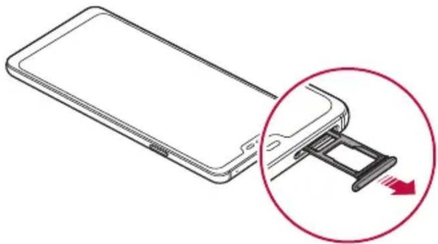 LG LMQ850EMW - Installazione della scheda SIM - 4