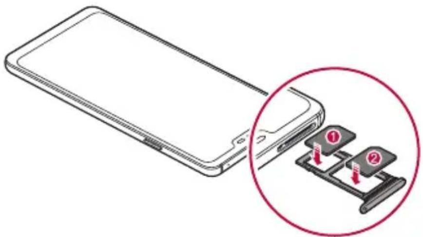 LG LMQ850EMW - Installazione della scheda SIM - 6