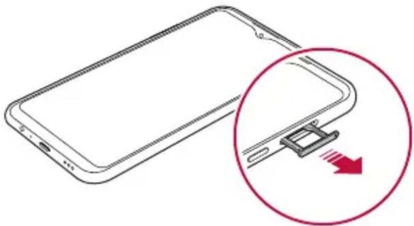 LG LMK410EMW - Wkładanie karty SIM - 3