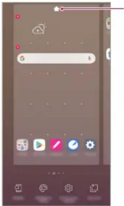 LG LMK410EMW - Modification de l'écran d'accueil - 1