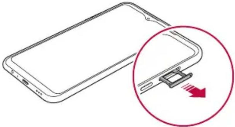 LG LMK410EMW - Installing the SIM card - 3