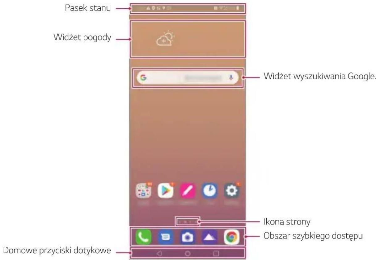 LG LMK410EMW - Układ ekranu głównego - 1
