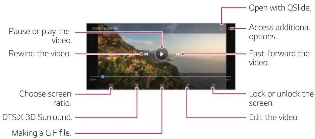 LG LMK410EMW - Playing a video - 1
