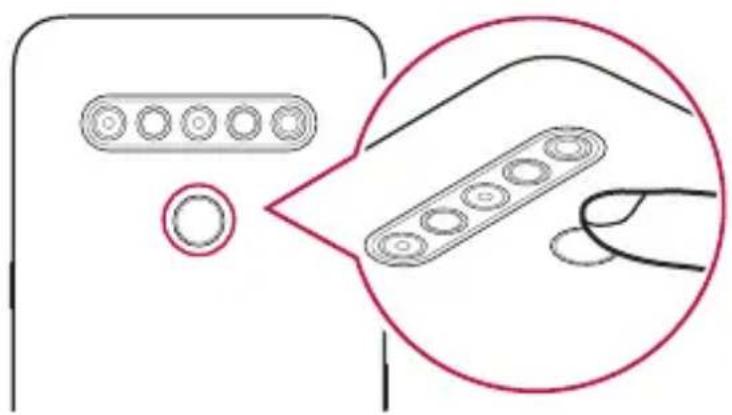 LG LMK410EMW - Registrácia odtlačkov prsta - 3