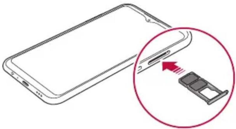 LG LMK410EMW - Installation de la carte SIM - 4