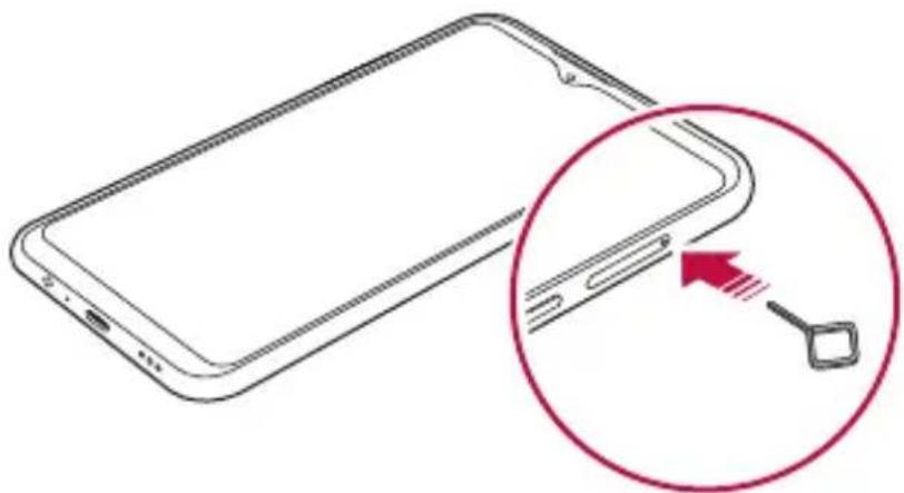 LG LMK410EMW - Instalación de la tarjeta SIM - 2