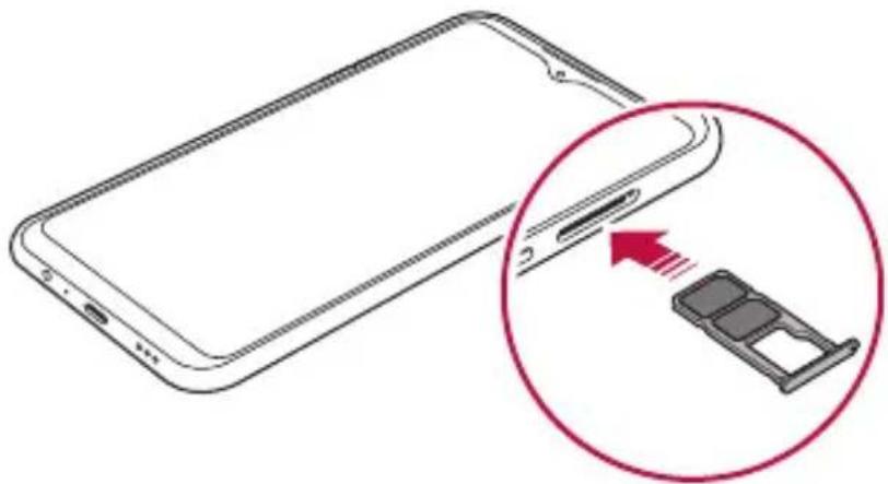 LG LMK410EMW - Installing the SIM card - 5