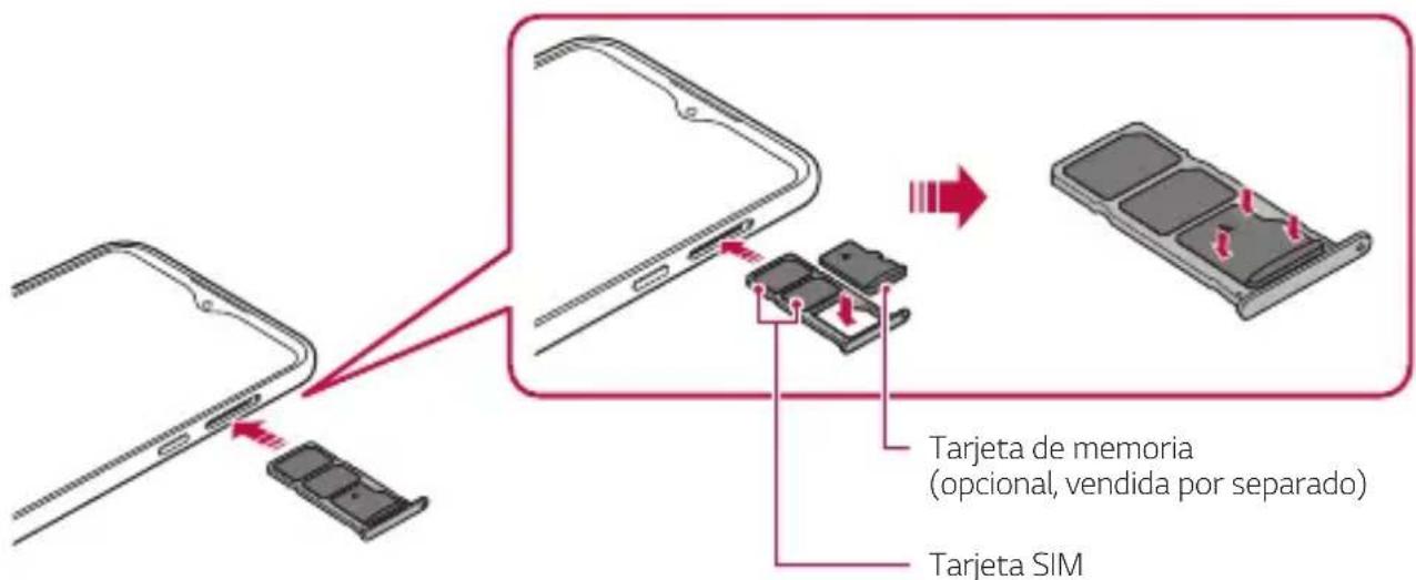 LG LMK410EMW - Inserción de la tarjeta de memoria - 1