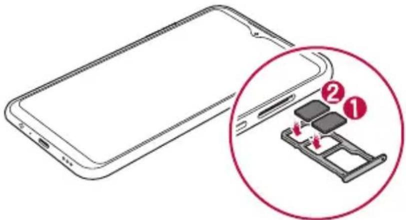 LG LMK410EMW - Instalación de la tarjeta SIM - 4