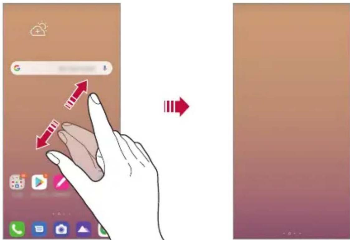 LG LMK410EMW - Visualización del tema de fondo - 1