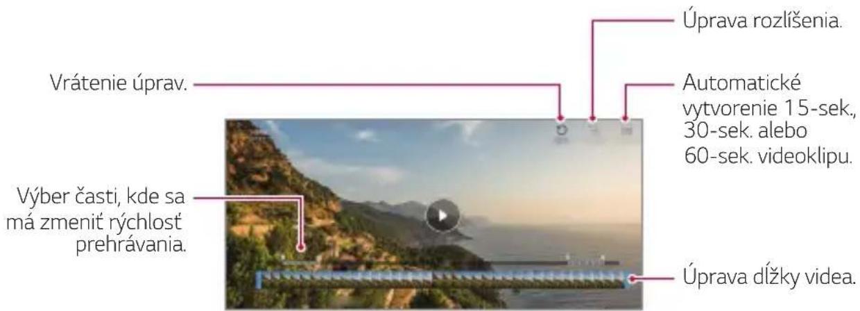 LG LMK410EMW - Upravovanie videí - 1