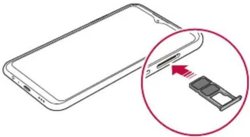 LG LMK410EMW - Instalarea cartelei SIM - 5