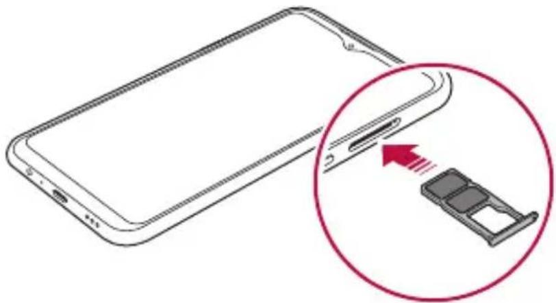 LG LMK410EMW - Wkładanie karty SIM - 5