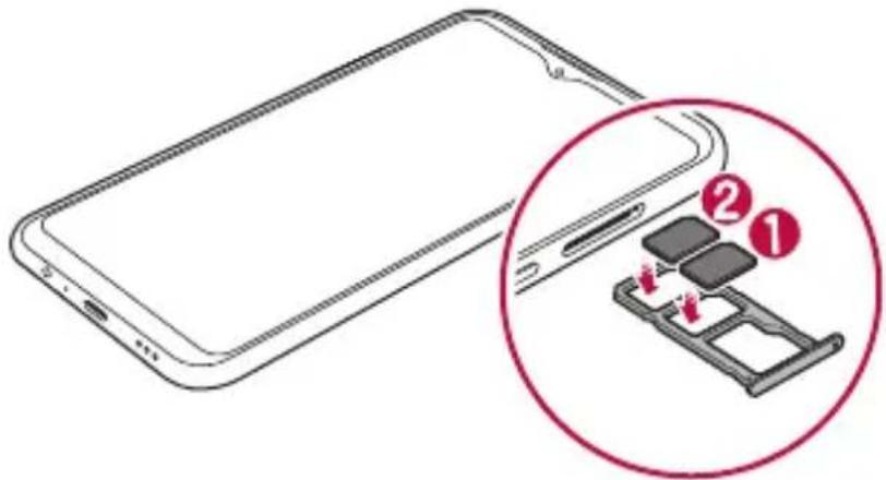 LG LMK410EMW - Installing the SIM card - 4