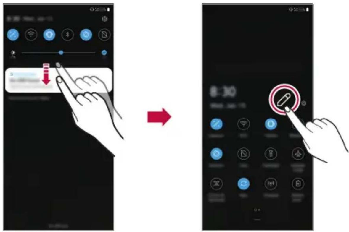 LG LMK410EMW - Panoul de notificări - 1