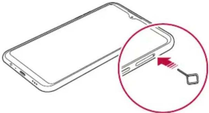 LG LMK410EMW - Installation de la carte SIM - 2