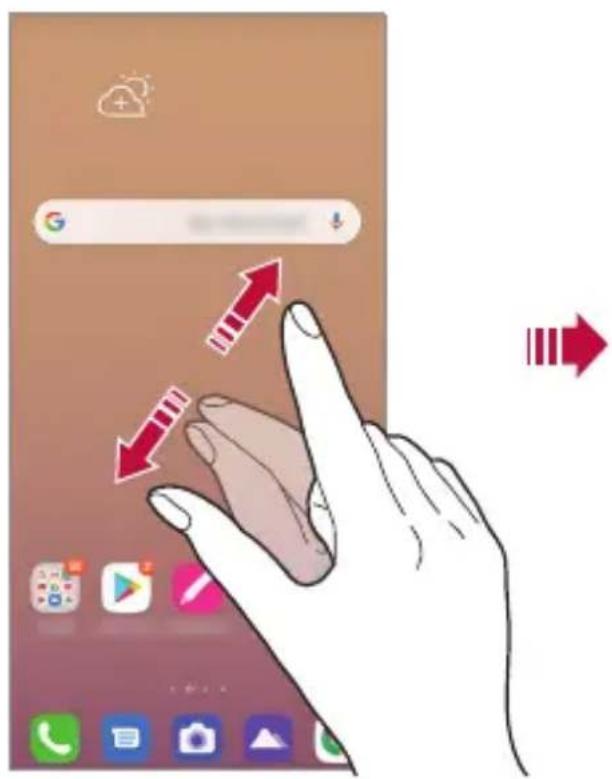 LG LMK410EMW - Visualisation du thème d'arrière-plan - 1