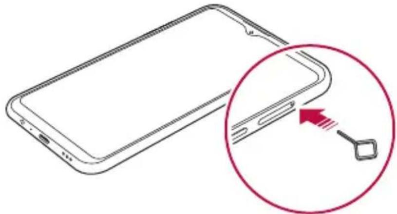 LG LMK410EMW - Instalarea cartelei SIM - 2
