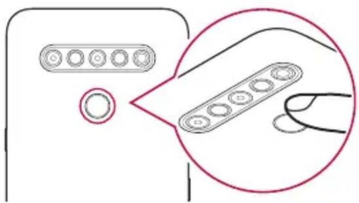 LG LMK510EMW - Registering fingerprints - 3